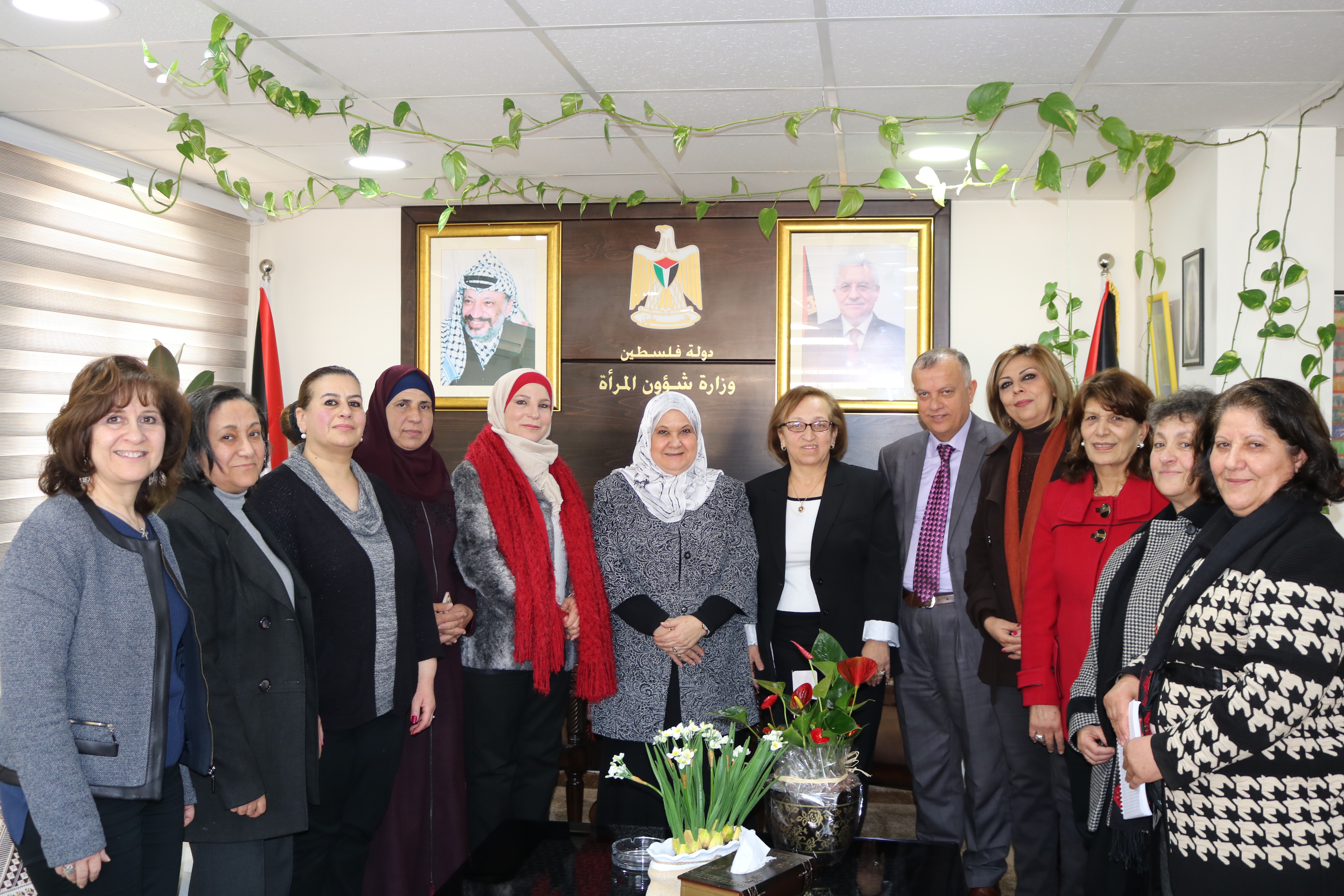 الأغا تلتقي المدير الإقليمي لهيئة الأمم المتحدة للمرأة 
